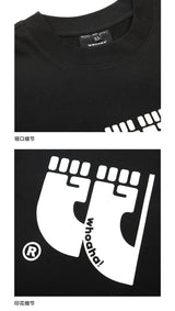Vaporwave Chrome logo – Korean Style Fist Y2K Trendy Brand Personalized Creative Pri