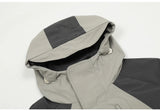 New 2023 Mens Undermycar Armor zipper Parkas Windproof hooded Jacket Tatting Multiple pockets outdoor Wear size 1 2 3 #412