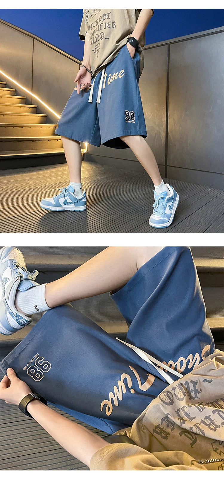 fashion basketball men shorts sports running gym pants summer casual man pants korean fashion mens clothing daily sweatpants unique joggers style 4288