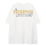 Cyberpunk Broken heart – Mens Hip Hop Oversized T Shirt Streetwear Cartoon Cool Boy G