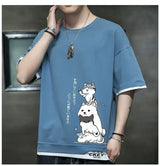 Y2k Aesthetic piece – New Mens Harajuku T Shirt Japan Graphic Hot Sale Cartoon Cas