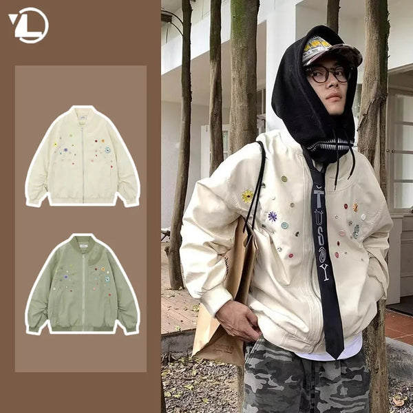 leather varsity jacket, fall winter fit, for men, fall streetwear outfit, oversized style, layered fashion, modern aesthetic, graphic detail