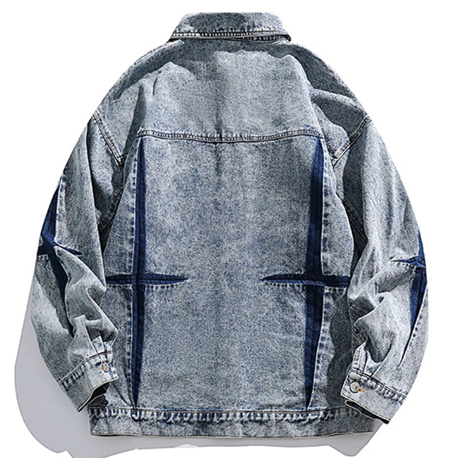 Streetwear nan parka minimalist windbreaker quilted