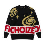 men sweater fashion abstract pattern harajuku streetwear hip hop letter knitted o neck sweater unisex loose knit sweater jumpers - anime inspired graphic hoodie, vintage look oversized hoodie, 2025 streetwear drop
