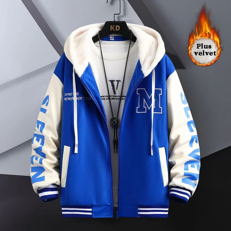 Bomber urban vintage windbreaker oversized fleece