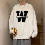 varsity graphic knit, unisex street look, trendy streetwear apparel for men and women