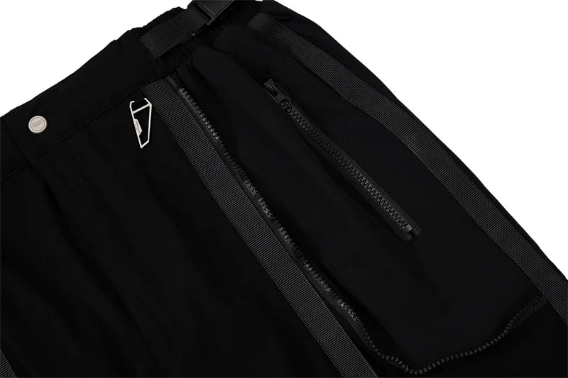 undermycar functional strap high street pure cotton pants unique default style 2920