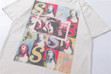 gothic oversized shirt featuring vintage retro series veges print high street worn streetwear cotton quality casual loose short sleeve tops t shirt