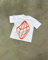 Anime Graphic tee – Y2K Streetwear Gothic Trend Letter Print Letter T Shirt Mens