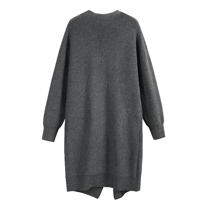 bold fire sweater, layered fit piece, aesthetic soft knit grunge sweater for cozy streetwear