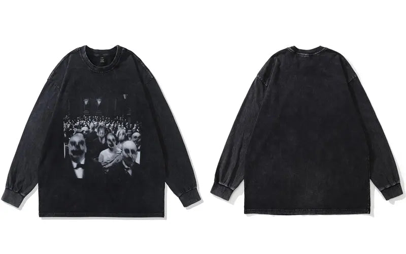 Vaporwave Oversized shirt – Men T Shirts Streetwear Hip Hop Vintage Graphic Print Punk G