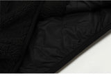 Gothic Oversized Tee – Mens Casual Skulls Patchwork Fleece Jackets Coats New Hairy