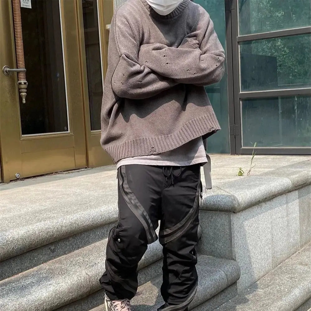 urban flame hoodie with photo-ready knit construction, bold Y2K look for men’s outerwear, men’s streetwear clothing piece for