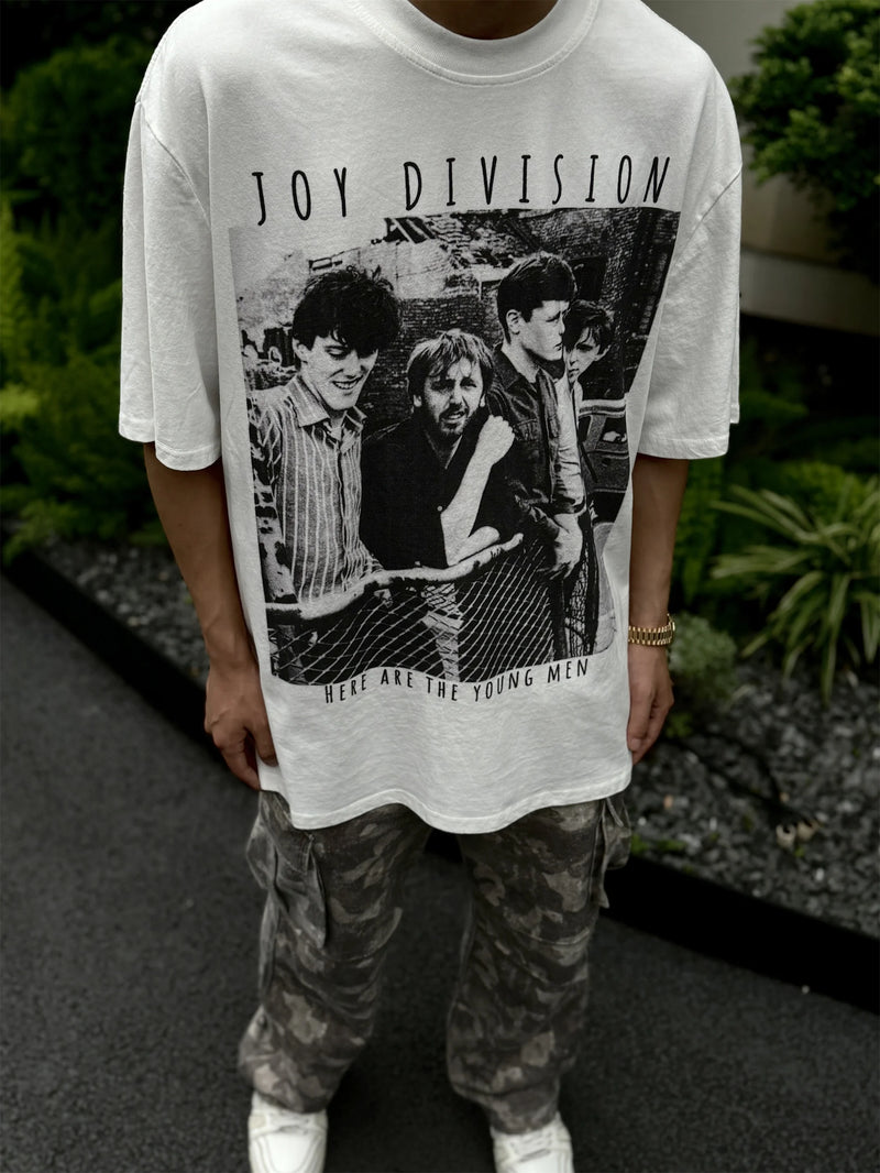 Anime Streetwear T-Shirt – Pastel Scream Manga Print Y2K Style