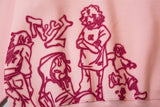 Chicvoy Women Hoodie Y2K Scrawl Graphic Harajuka Sudaderas Grunge Pull
