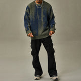minimalist knit jumper, daily wear essential, trendy urban fashion top for men, layered streetwear look