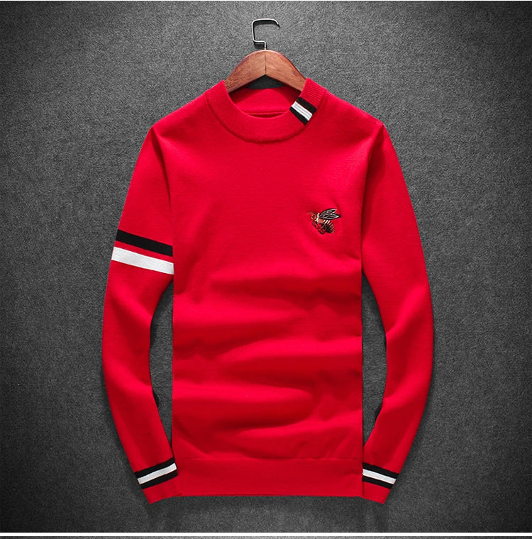 techwear flame knit sweater with structured oversized fit, ideal for cold streetwear layers, men’s streetwear clothing piece 