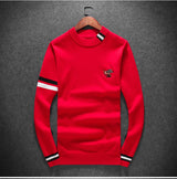 techwear flame knit sweater with structured oversized fit, ideal for cold streetwear layers, men’s streetwear clothing piece 