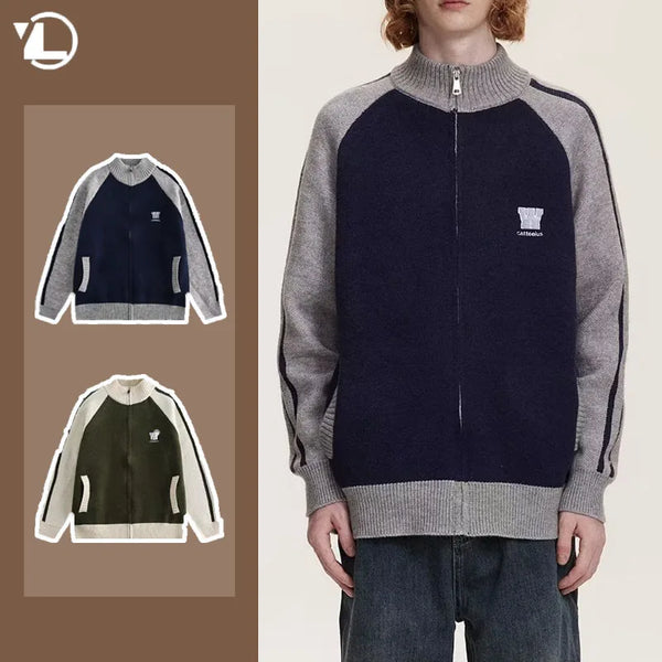 layered flame street knit, photo-ready knit, trendy urban fashion top for men, layered streetwear look