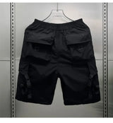 mens shorts loose large size multi pocket overalls summer cotton comfortable cargo pants outdoor casual sports beach pants military streetwear pants