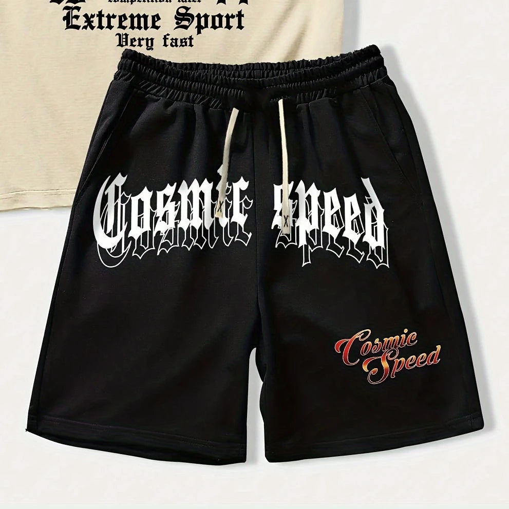 casual summer outfit set car graphic t shirts print shotr pants harajuku tracksuit streetwear purple sweatpants y2k men clothing unique joggers style 4891