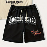 casual summer outfit set car graphic t shirts print shotr pants harajuku tracksuit streetwear purple sweatpants y2k men clothing unique joggers style 4891