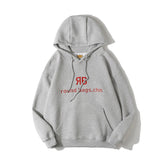 Fashionable Korean Personalized Hooded Sweatshirt Men's Letter Autumn and Winter Tops Japanese Casual Loose Pullover Jacket Tops