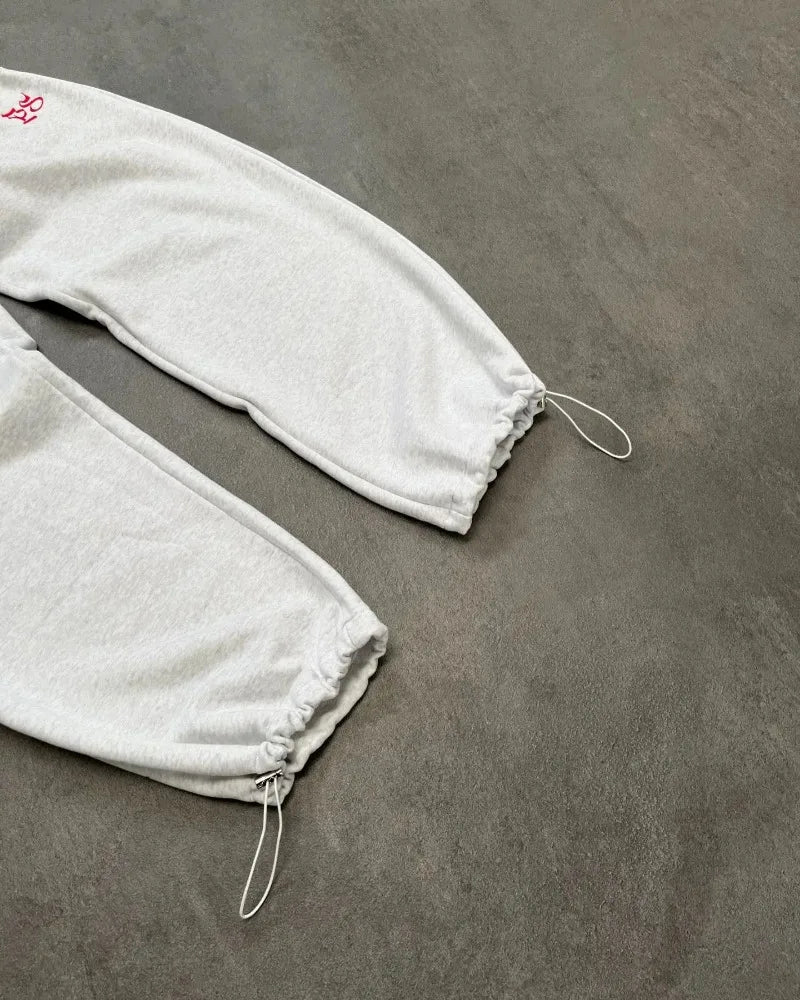 harajuku fashionable sweatpants women y2k casual loose versatile oversized nine point pants street fashion brand trousers men unique joggers style 3696
