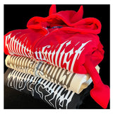 Y2K Kawaii Devil Horn Tail Hip Hop Badge Print Hoodies Cardigan Couple