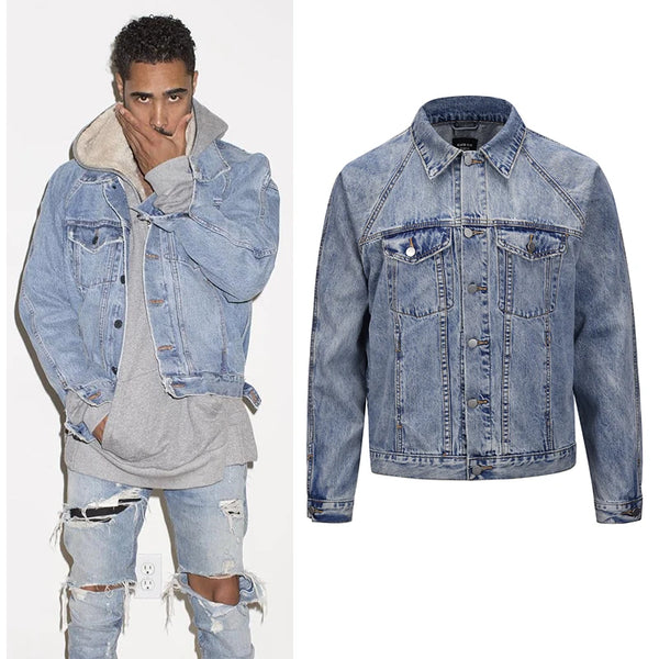 Urban puffer street washed coat streetwear