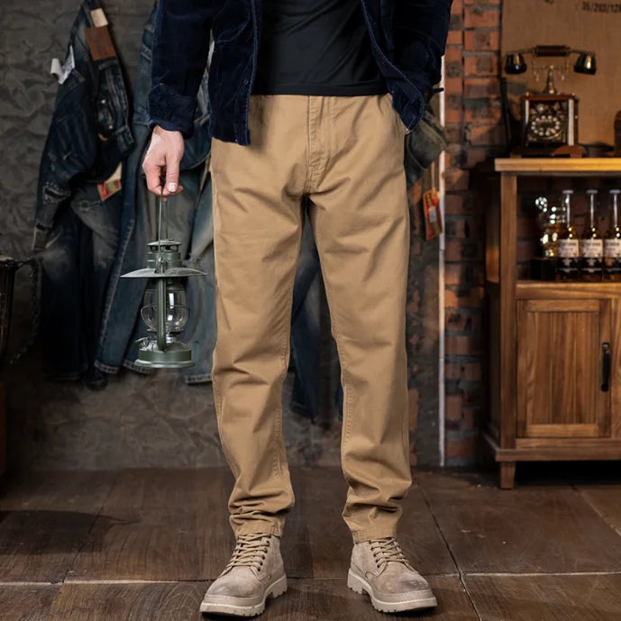 men business casual fashion pure cotton commute pants japanese streetwear amikaji fashion straight cargo pant trouser unique cargo style 2032