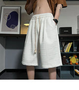 korean style niche casual shorts men summer workwear five point pants design trendy brand loose couple style retro sports pants unique shorts style 2156