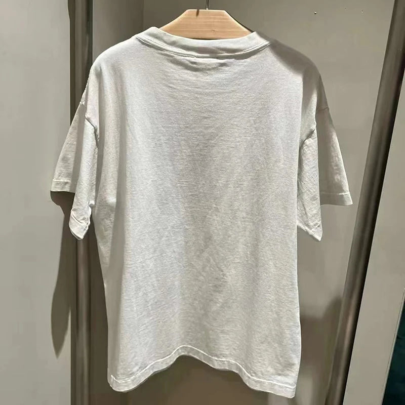 Vaporwave Streetwear – New Saint T Shirts Men Woman High Quality Casual Loose Angel – Urban Streetwear for Men & Women