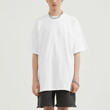 Vaporwave Chrome logo – T Shirt Men Cotton Solid Mens Summer Tshirts Oversized Tee S