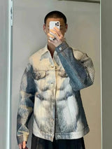 oversized fit featuring new 2024 gentleman men long sleeve human body striped denim y project coats jackets abstract digital coat warm 742 design – premium quality jacket for men