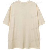 Y2k Chrome logo – Men Short Sleeve T Shirts Thorn Letter Print Tshirt High Str
