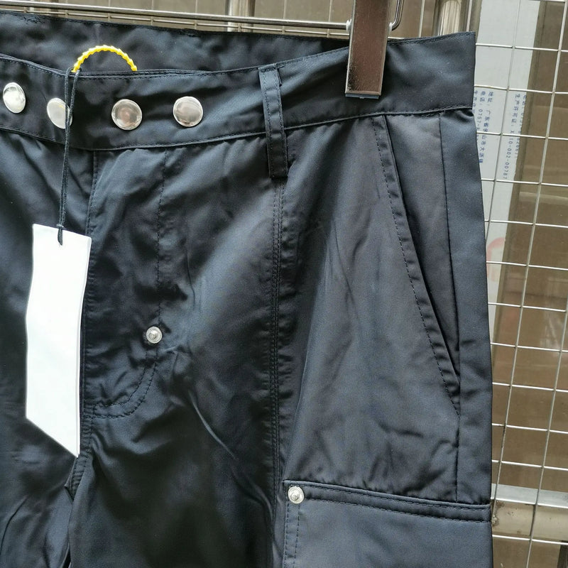 high new men 2023 classic alyx 1017 9sm zip up metal cargo comfortable cotton parkour sweat casual pants sweatpants tag 571 unique joggers style 4062