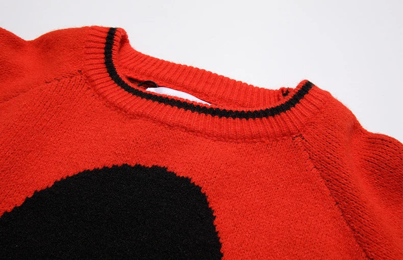 hip hop knitted sweater mens autumn winter o neck skulls pullover streetwear casual warm loose sweaters unisex jumpers knitwear aesthetic street look hoodie, unique limited edition hoodie, Y2K vintage urban hoodie