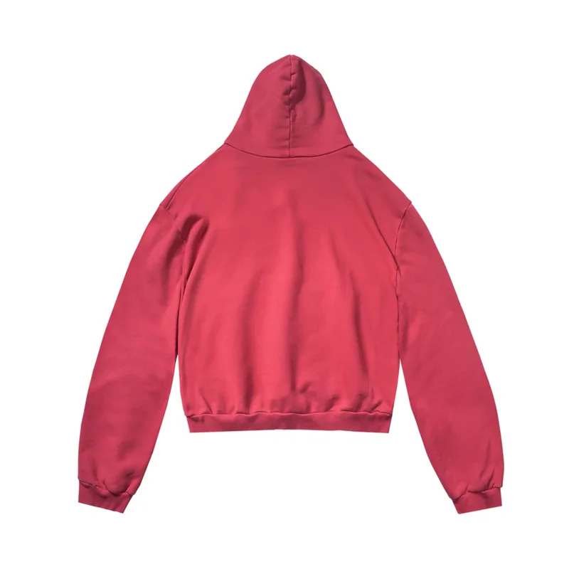 sadcore chrome print featuring greg 2024 new high quality high street trendy brand shoulder padded zipper hoodie