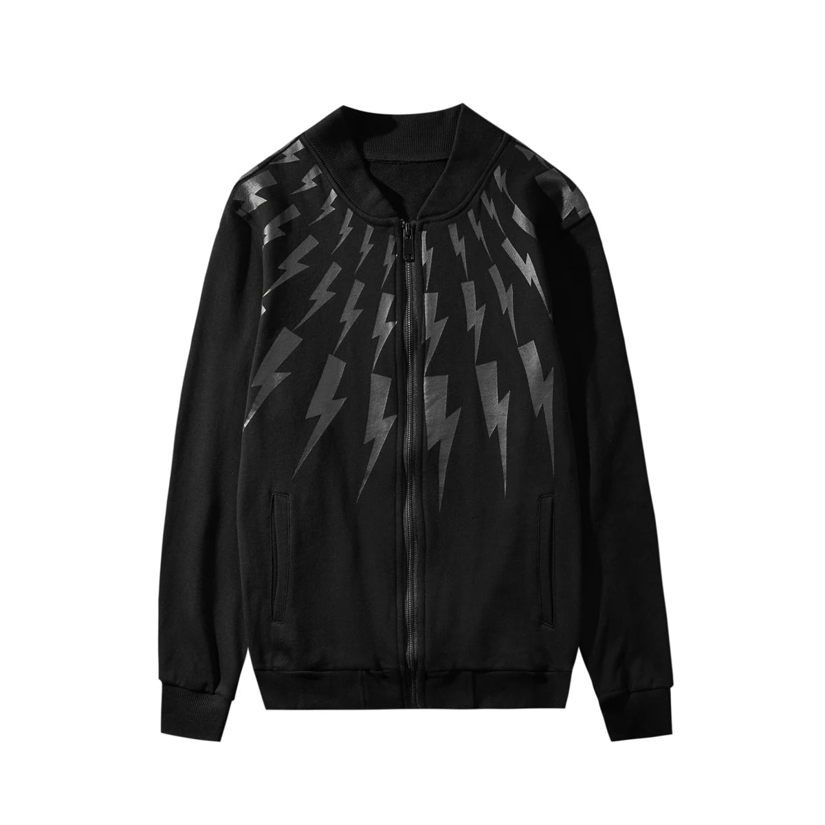 Minimalist oversized bomber fleece nan high fashion