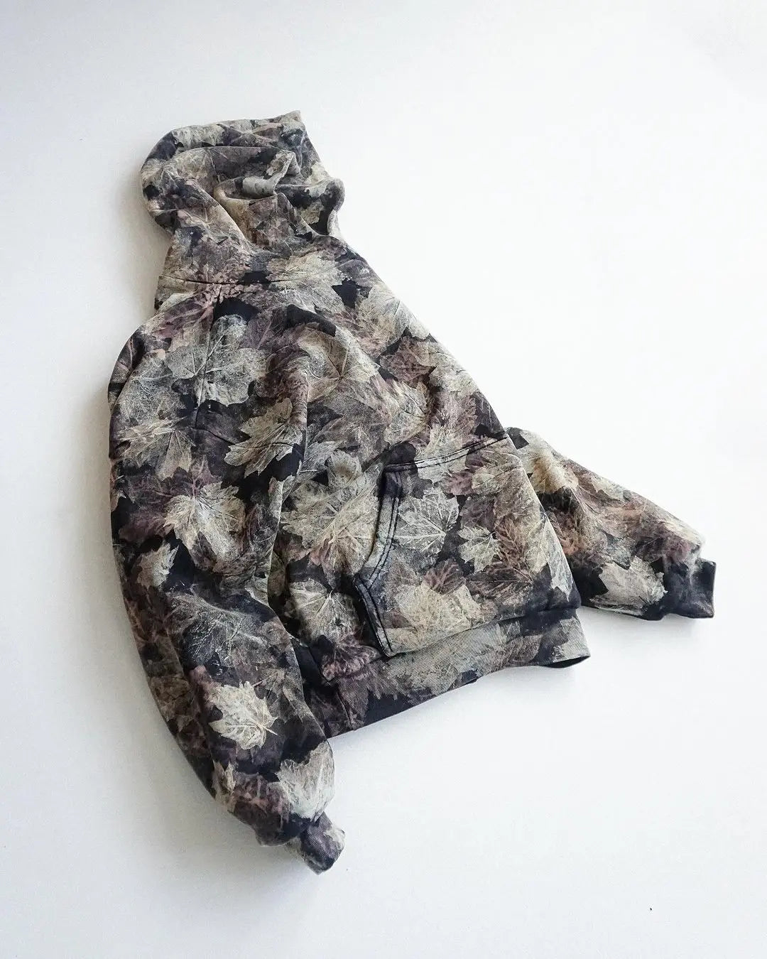 High Street Harajuku New Camouflage Leaf Pattern Hoodie Y2K Sweatshirt