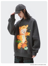 Gothic Oversized Tee – Rainbowtouches 2022 Mens Long Sleeve Vintage Reflection Bear – Edgy Streetwear for All Genders