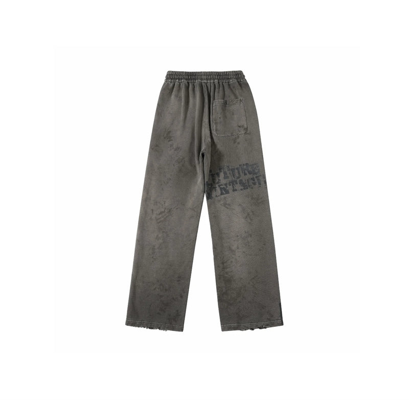 new arrival ssaint louis dirty old graffiti printed drawstring sanitary pants casual sport pants unique default style 6159