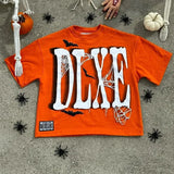Sadcore Graphic tee – Y2K American Street Summer Fashion Short Sleeved Shirt Men Y