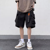 american functional cargo shorts for men 2024 summer multi pockets baggy gym short pants y2k streetwear bermuda shorts hombre unique cargo style 381