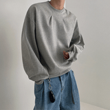 2024 Korean Fashion Crewneck Sweatshirts For Men Casual Design Pullover Y2K
