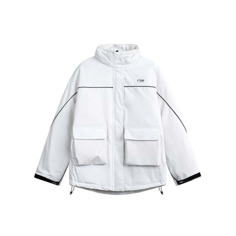 Men's Down Jackets 2023 Winter Outdoor Functional 90% White Duck Down Jacket Warm Cargo Coat Thick Outwear Hip Hop Streetwear