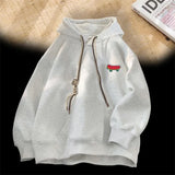 Autumn Kawaii Skateboard Graphic Hoody Mens New In Cotton Fleece Retro