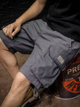 Man Cargo Shorts 2024 Summer Men's Fashion Cotton Casual Loose Japanese Korea Hip Hop y2k shorts Streetwear Multipocket Shorts