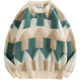 oversized flame jumper, 2025 fashion trend, fire knit jumper in oversized streetwear fashion